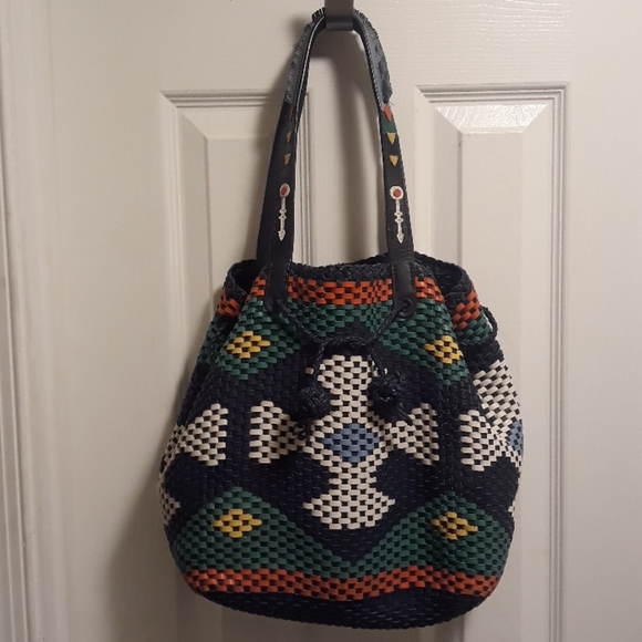 Tory Burch woven colorful bag - Picture 4 of 8